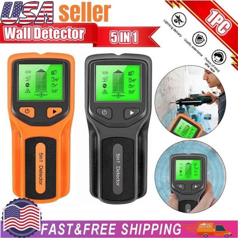 5in1 HandHeld LCD Detector Metal Detector Multifunction Wall Scanner Stud Finder