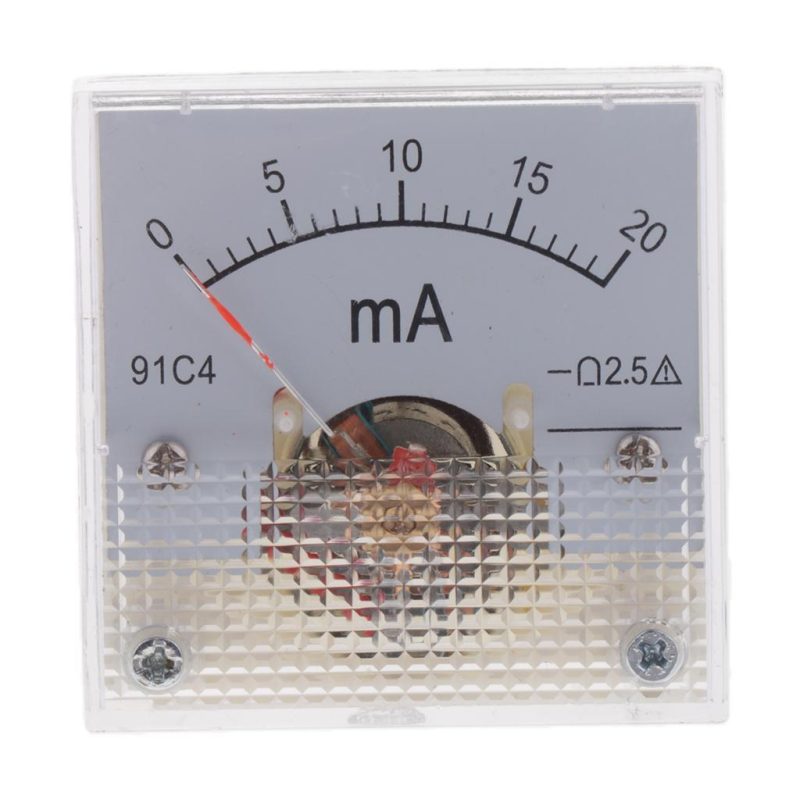 Analog Current Panel, Amp Ammeter  Meter,  Circuit Measurement  (DC 0-20mA To