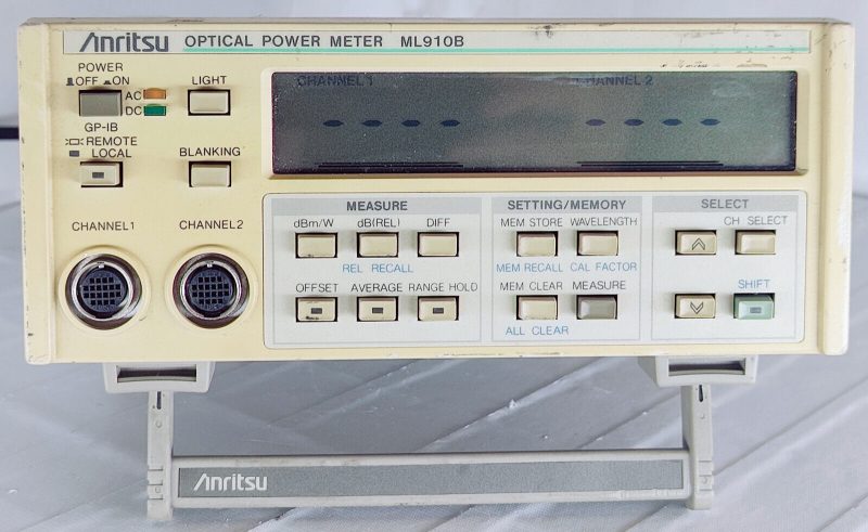 Anritsu Optical Power Meter ML910B Test Equipment ANRML910B 37323