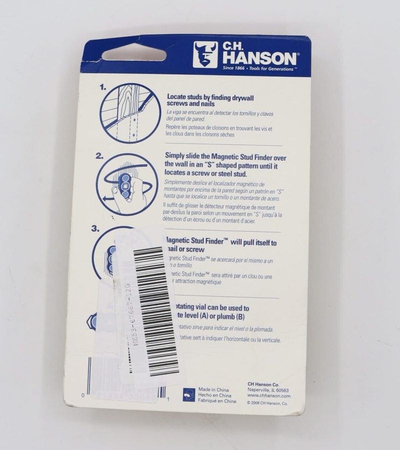 CH Hanson 03040 Magnetic Stud Finder