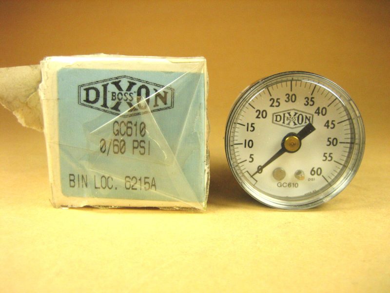 Dixon  GC610  Valve Guage 0/60 PSI