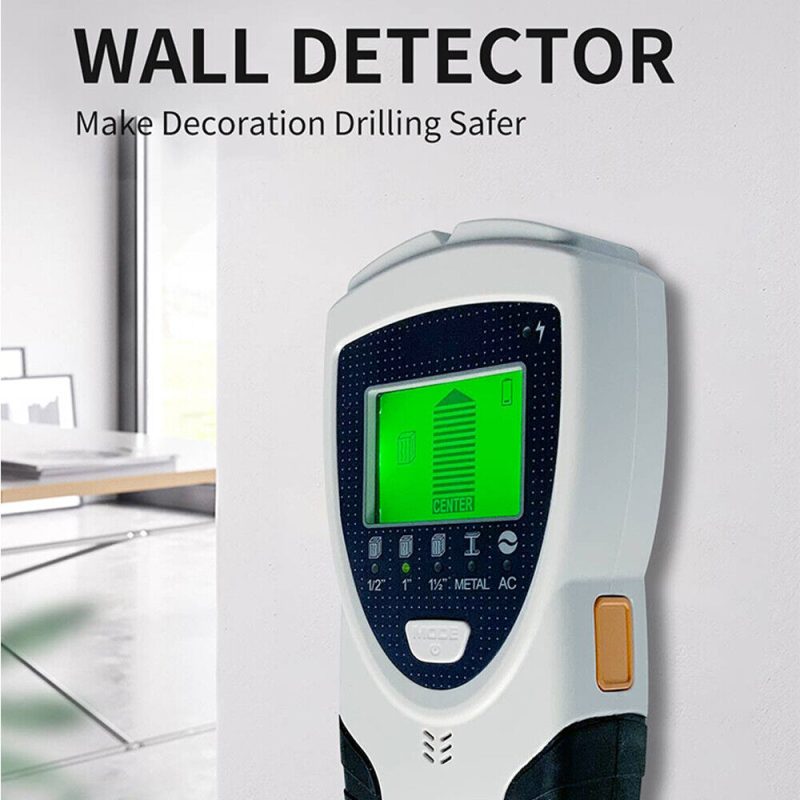 Electric Wall Stud Finder Cable Detector AC Wire Scanner Live Test Metal Sensor