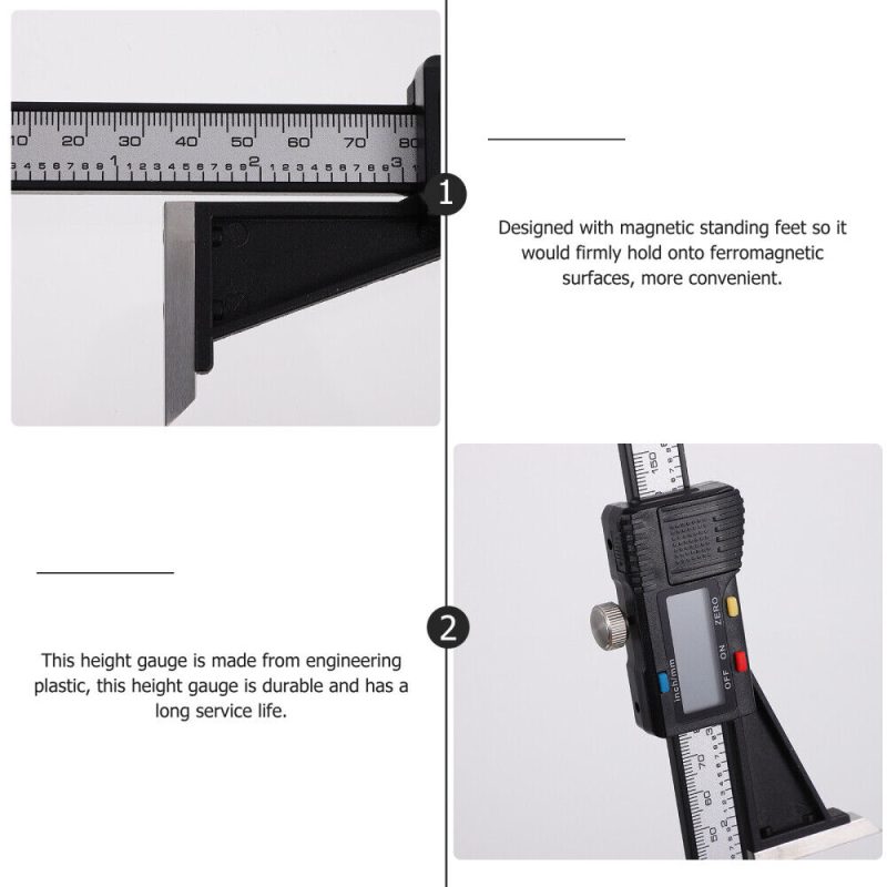 Electronic Height Gauge Woodworking Depth Gauge Digital Height Master