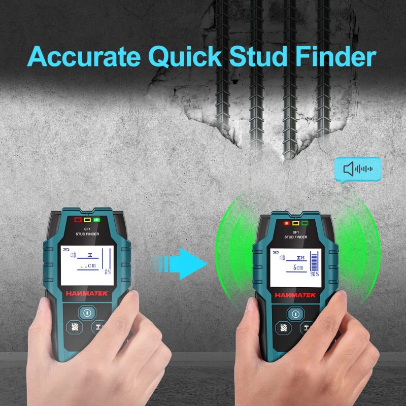 Finder Wood Studs Metal Detecion Detection of live cable Metal Depth Measurement