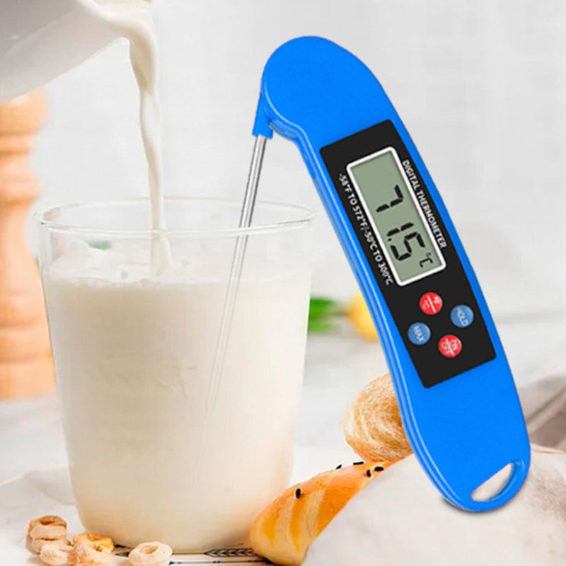 Food Thermometer High Precise Multipurpose Lcd Screen Instant Read Meat Food