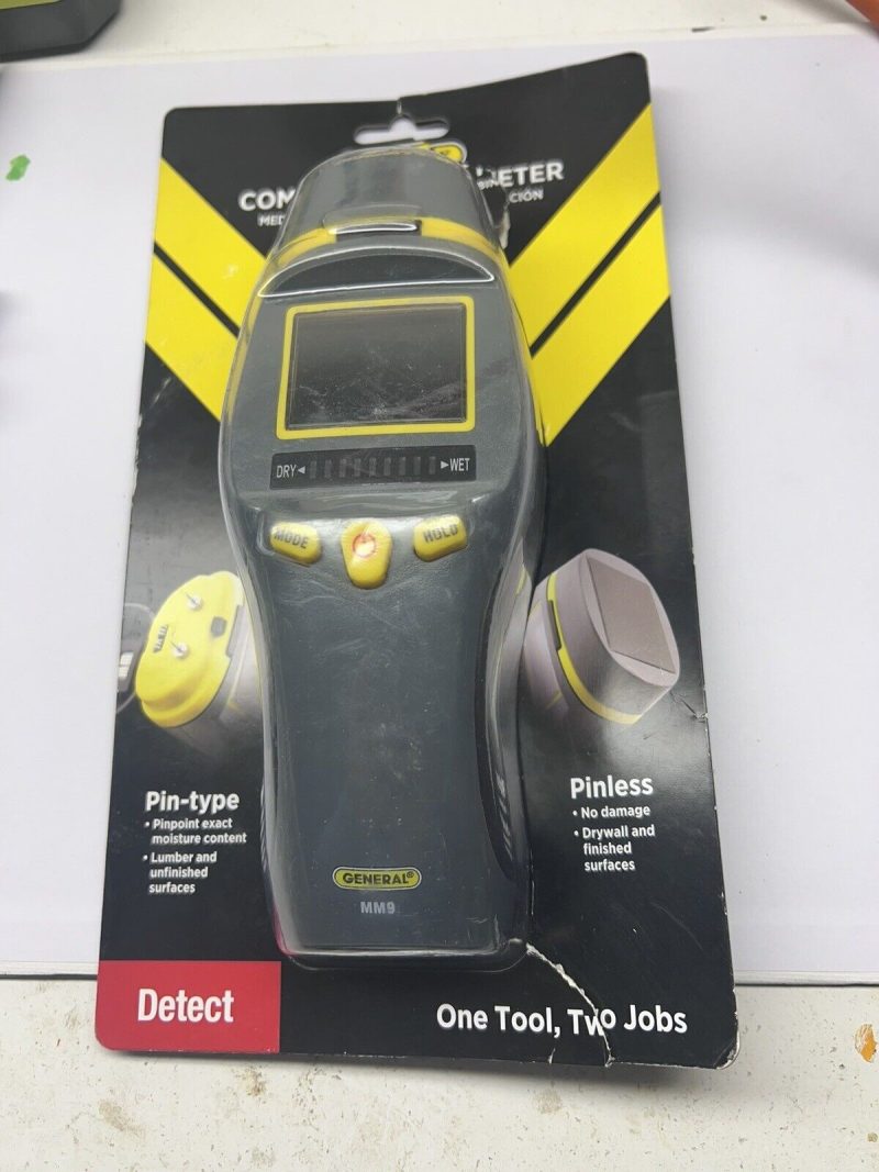 General MM9 Combo Moisture Meter Detect Pin and Pinless Type