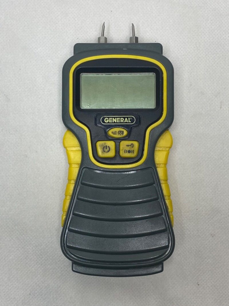 General Tools Digital Moisture Meter Water Leak Detector Moisture Tester AS IS