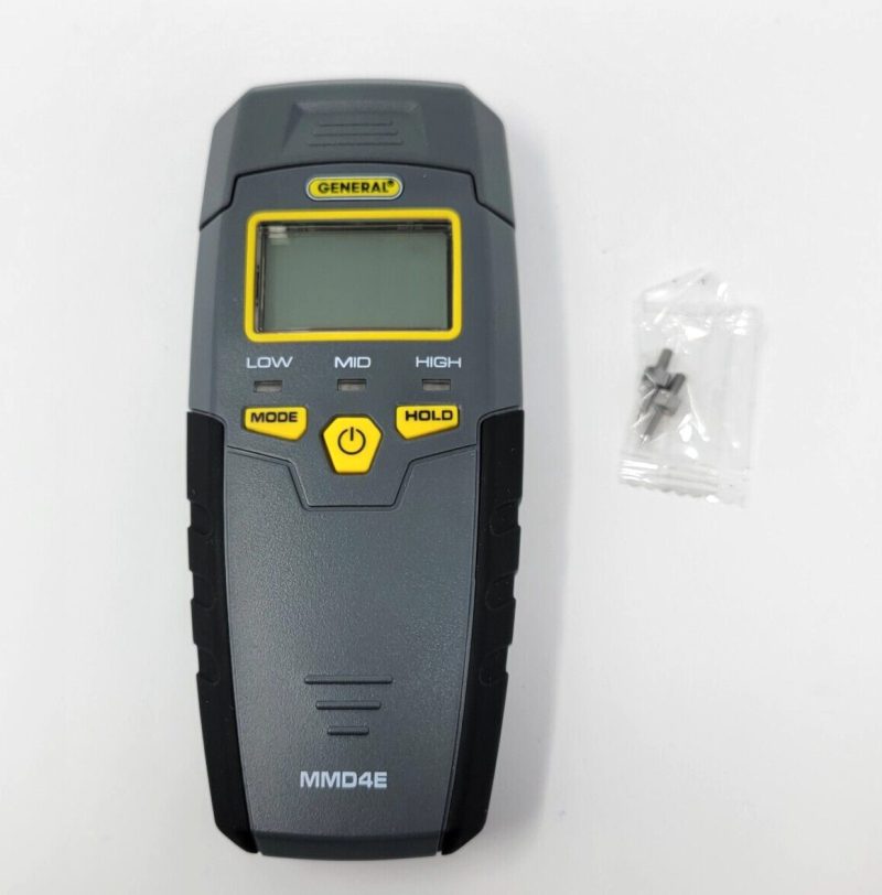 General Tools MMD4E Digital Moisture Meter Water Leak Detector Moisture Tester