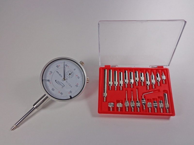 iGaging Dial Test Indicator Gauge 1" Travel and 22 Piece Dial Test Indicators