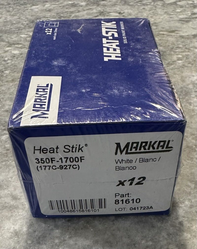 Markal Heat Stik #81610/ 350F - 1700F- White- 12 Pieces