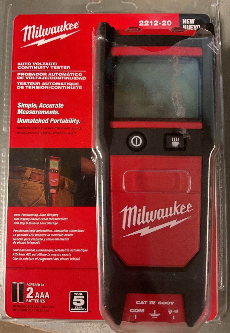 Milwaukee 2212-20 Auto Voltage/Continuity Tester