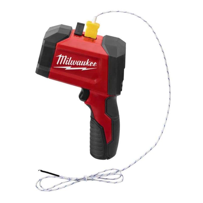 Milwaukee 2269-20 30:1 Premium LCD Infrared/Contact Temp Gun, 9V Alkaline