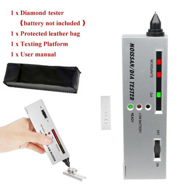 Moissan Tester Selector Silver Diamond High Accuracy Moissanite Tester