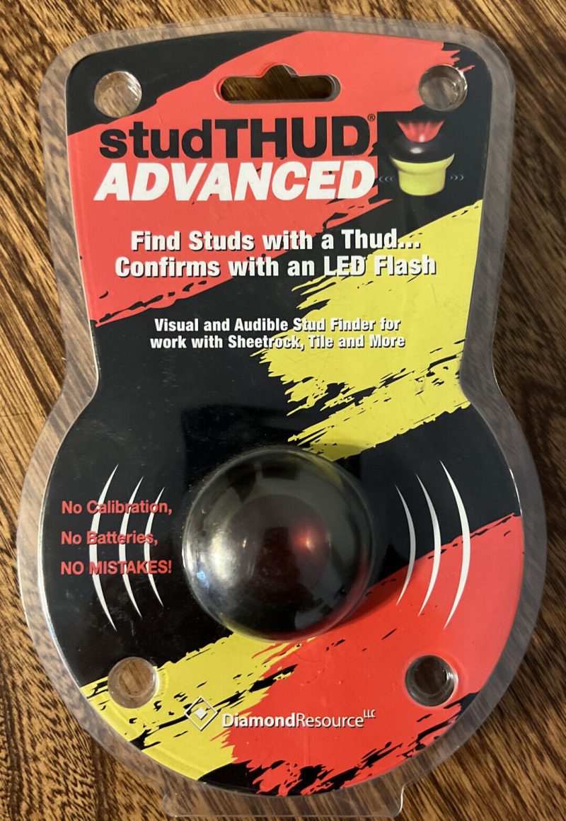 NEW Diamond Resource Stud Thud Advanced Stud Finder - No Batteries Req’d