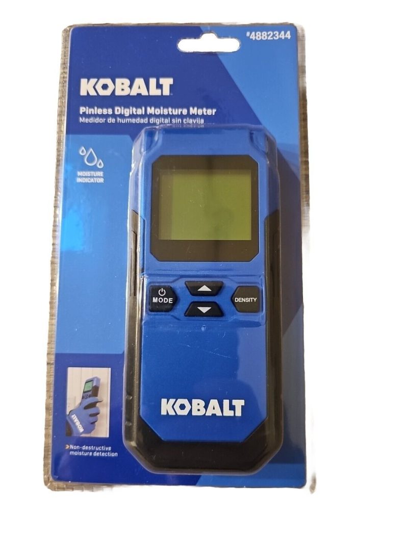 "New" Kobalt Pinless Digital Moisture Indicator Meter w/ LCD Display - SC-MM250N