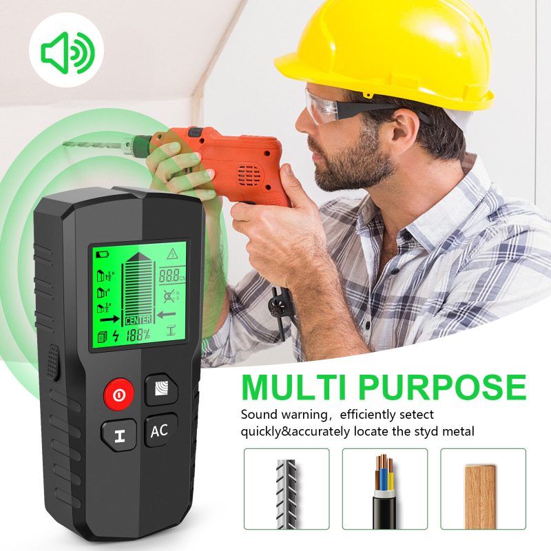 New Stud Finder Wall Scanner 5 in 1 Electronic Stud Detector Finder with B