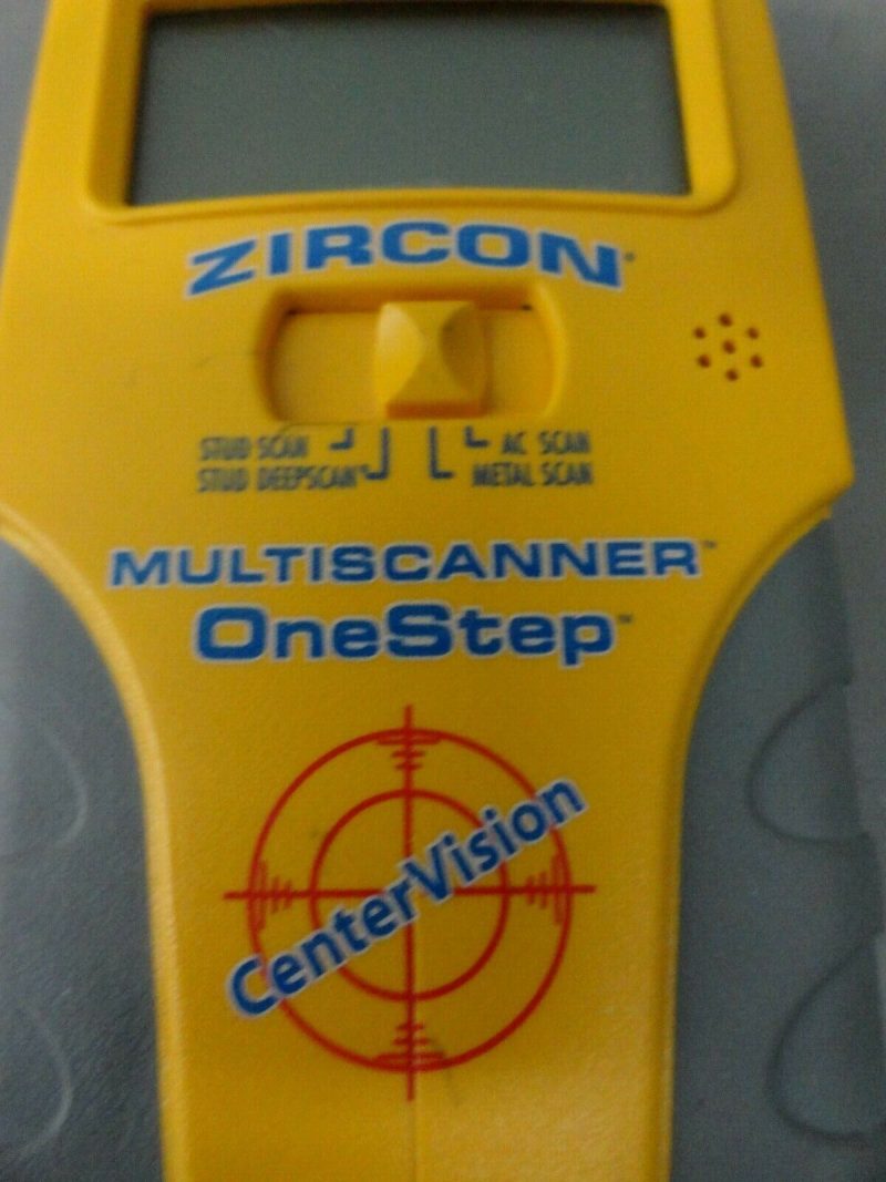 New Zircon OneStep 4-Function CenterVision Stud AC Metal Wall MultiScanner 61073