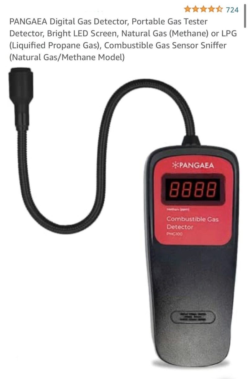 PANGAEA Digital  Detector Portable Natural Tester Detector, Bright LED-E1