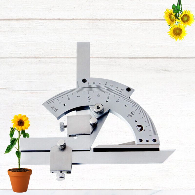 Precision Goniometer Woodworking Measuring Tool Protractor Multi-Ruler Angle