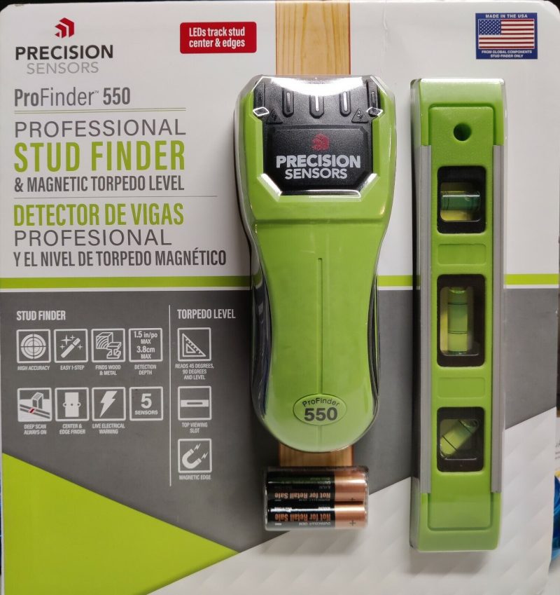 Precision Sensors Pro Finder 550 + Torpedo Level  New In Box