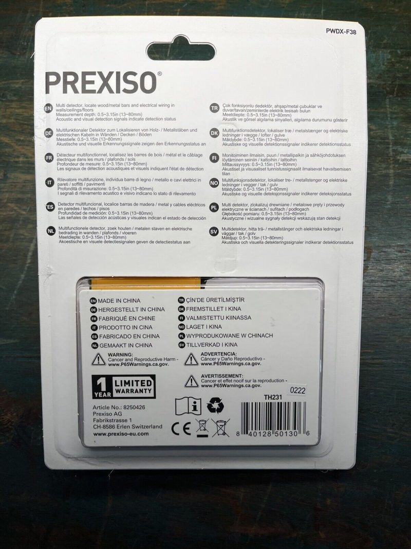 Prexiso Stud Finder