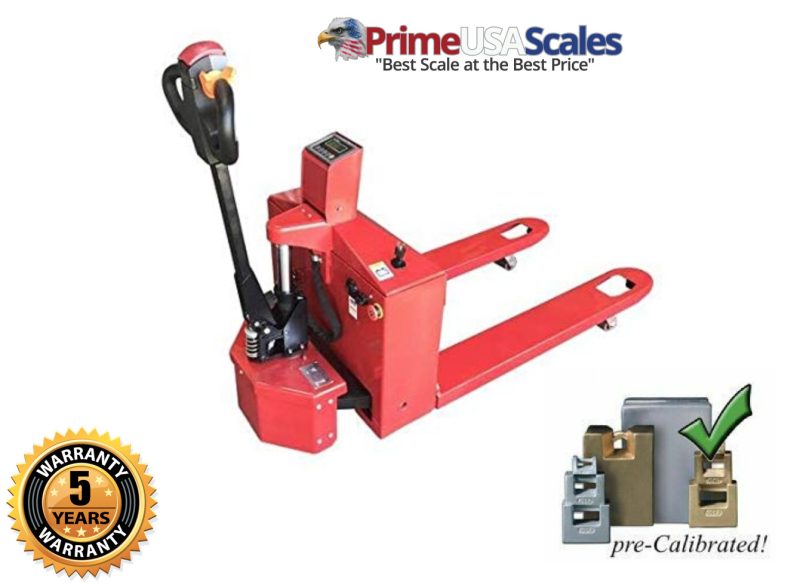 Prime USA OP-918 Motorized Pallet jack Scale 3,300 lb Capacity x 1 lb