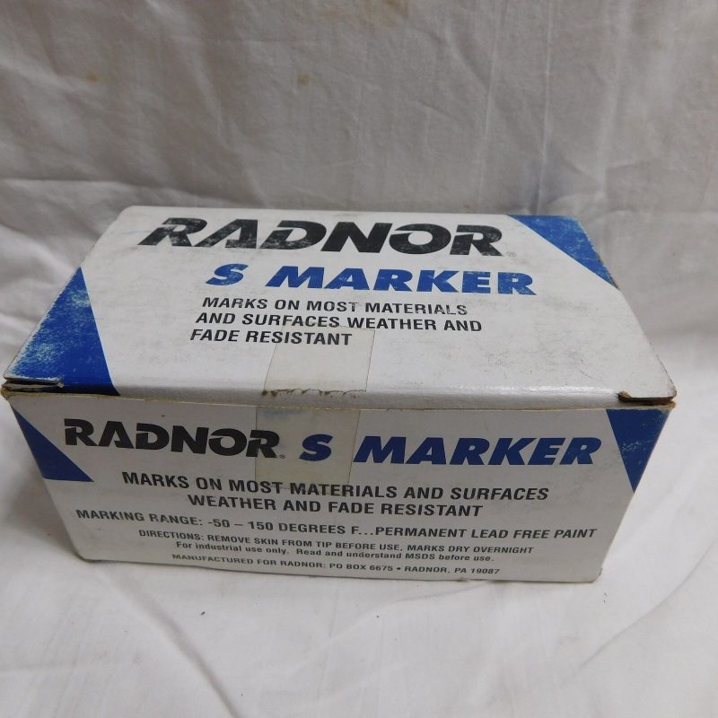 Radnor S Markers - Yellow #64002401 (Box of 12)