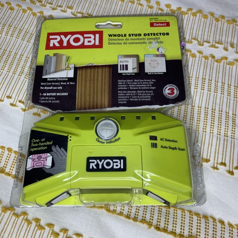 Ryobi ESF5001Whole Stud Detector with LED Indicator - Green