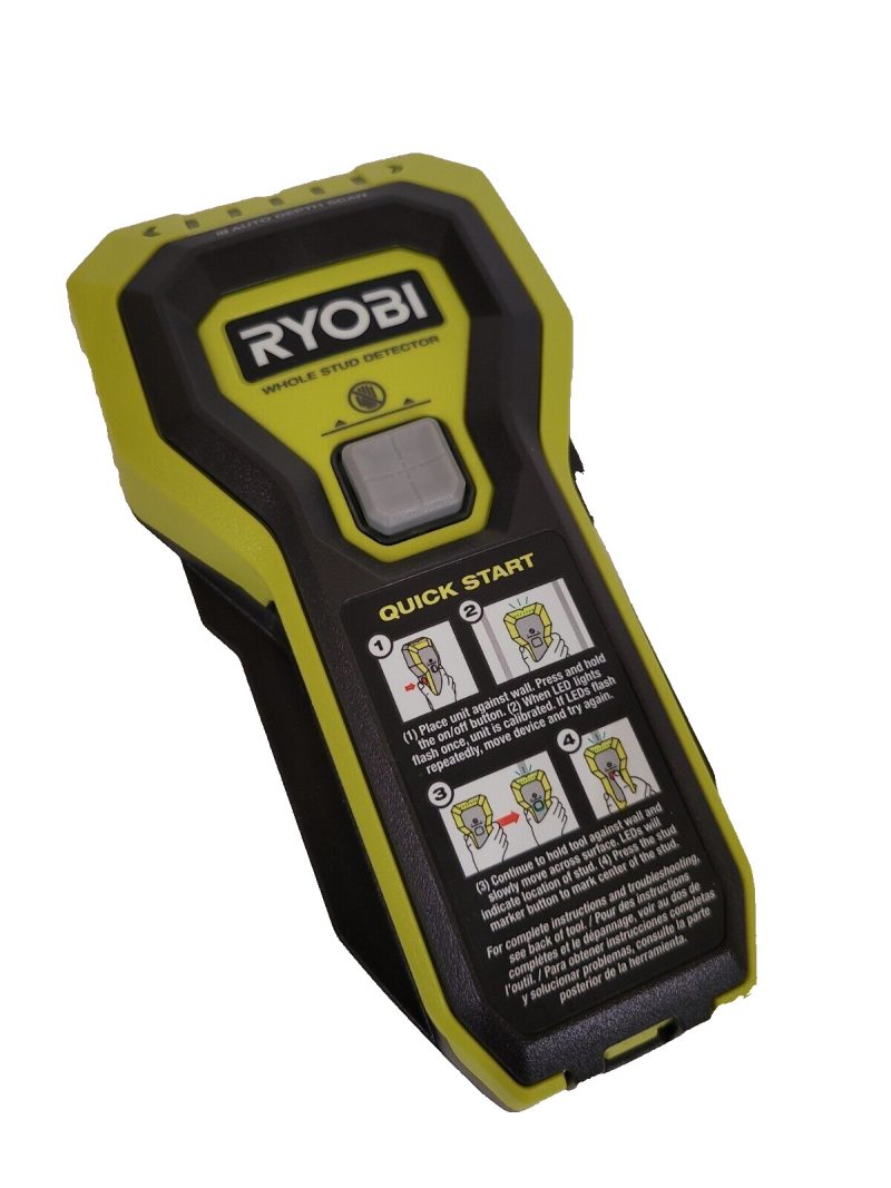 RYOBI ESF5002 Whole Stud Finder Auto Depth Scan Tech Hand-Held Multiple LED a04