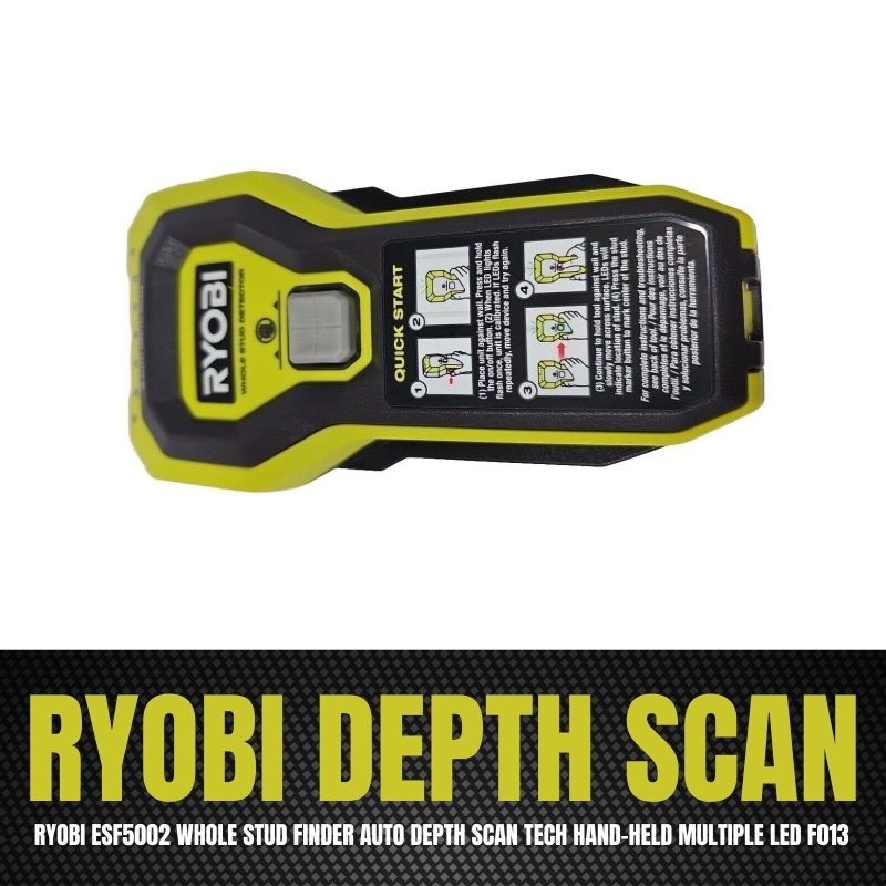 RYOBI ESF5002 Whole Stud Finder Auto Depth Scan Tech Hand-Held Multiple LED F013