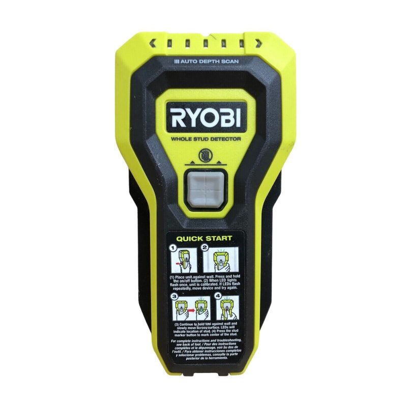 RYOBI Whole Stud Finder Easy To Use One-Handed Operation With Built-In Stud Mark