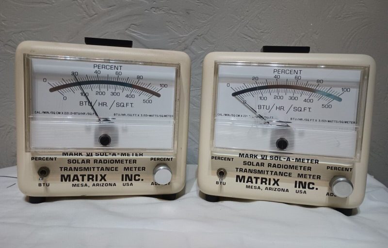 SOLAR Radiometer Matrix Inc. Mark VI  Transmittance Meter Mark IV