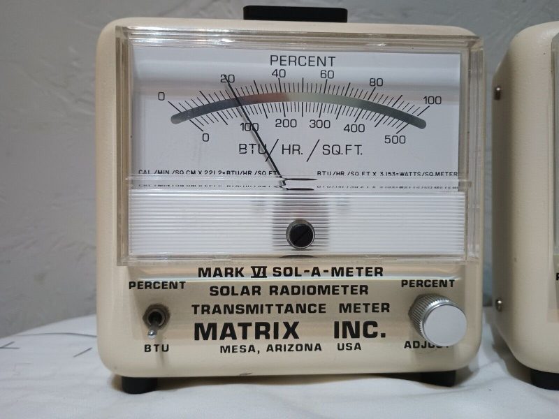 SOLAR Radiometer Matrix Inc. Mark VI  Transmittance Meter Mark IV