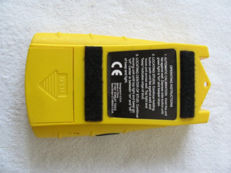 Stanley Stud Finder/ Edge Finder Auto Calibration Unable to verify its function