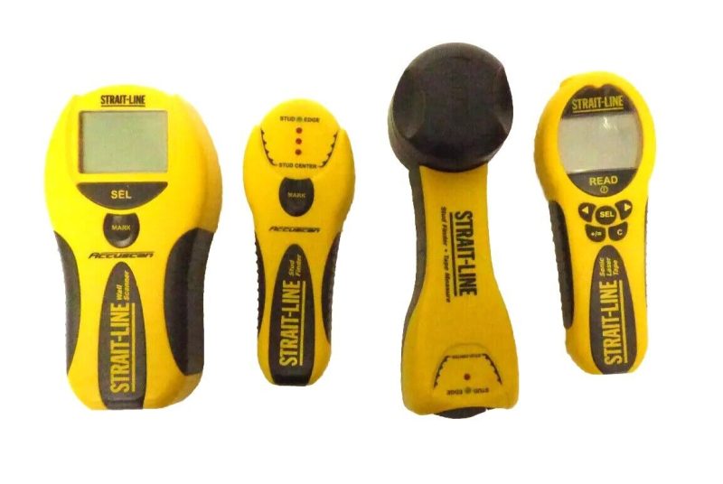 Strait-Line Stud Finder Tape Measure, Stud Finder Wall Scanner, Sonic Laser Tape