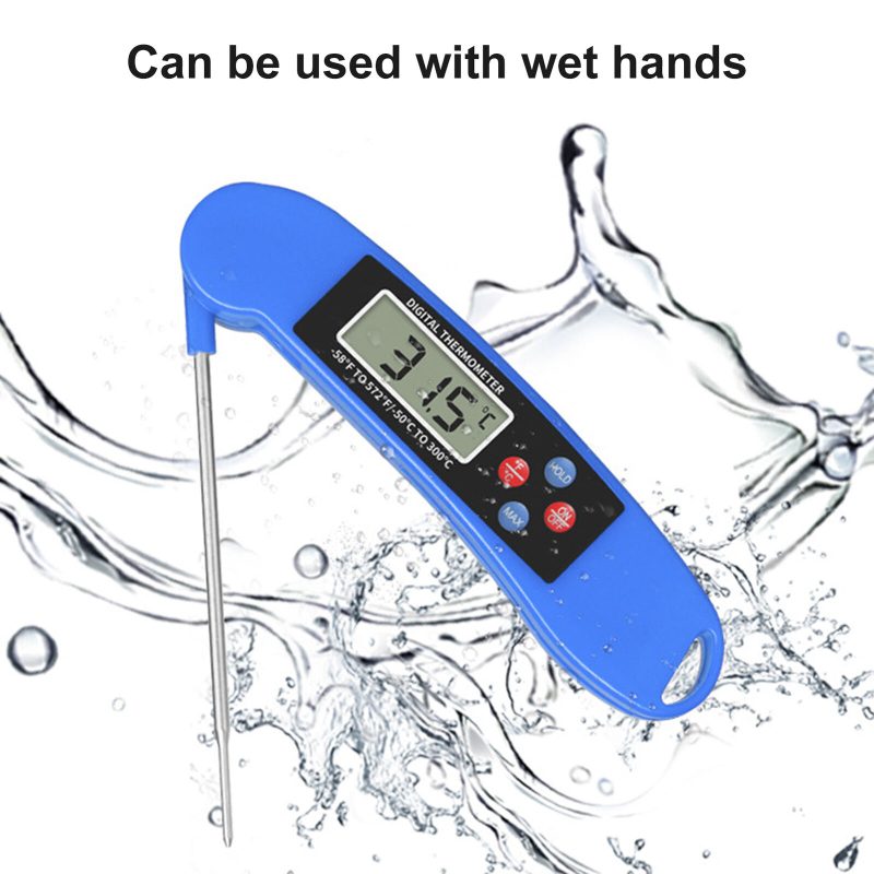 Temperature Monitor Battery Powered Temperature Measurement Instant Read Folding