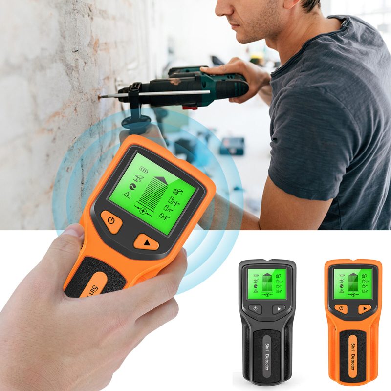 Wall Scanner 5 in 1 Precise Positioning Professional Durable Stud Finder Abs