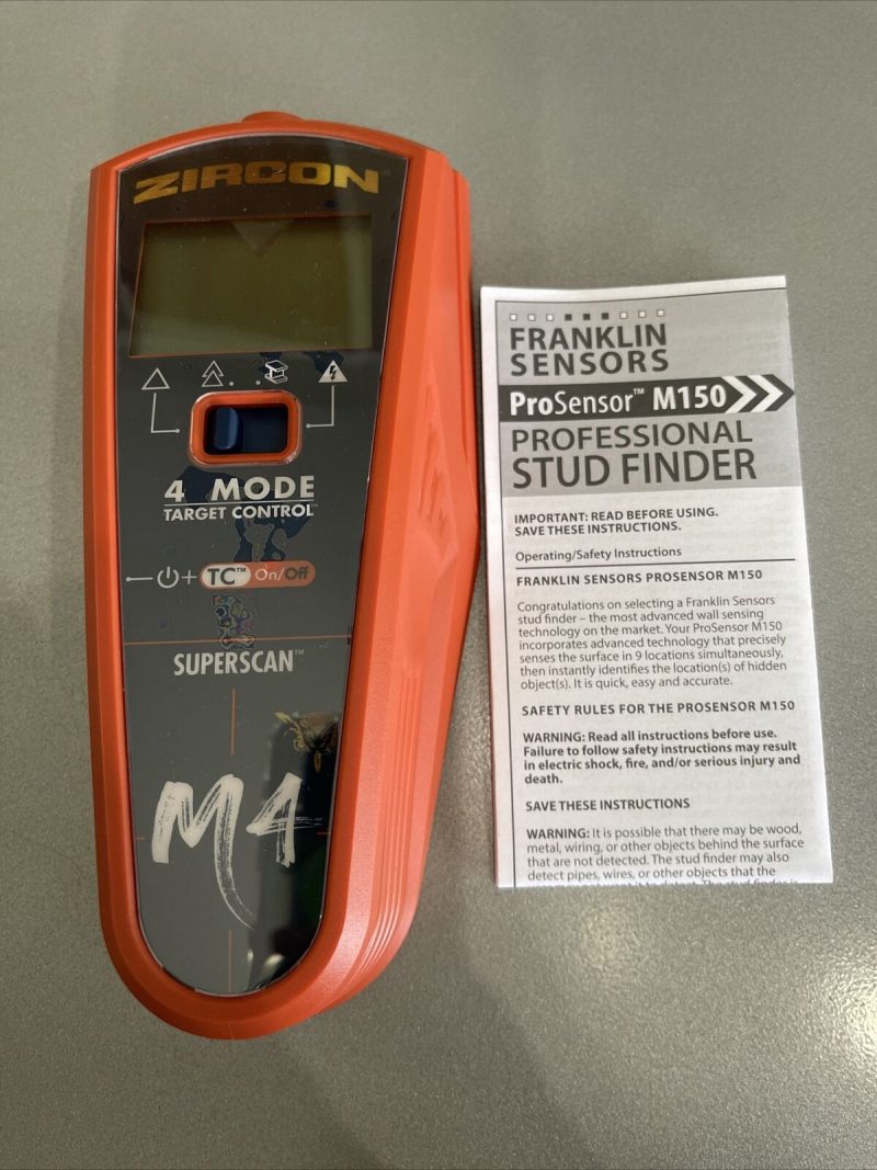 Zircon SuperScan M4 Stud Finder